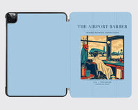 Thumbnail for VINTAGE G4377 - The Airport Barber - Designed iPad & Samsung Tablet Cases design on lightblue ipad