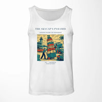 Thumbnail for VINTAGE G4379 - The Skycap's Pyramid - Designed Tank Tops design on white