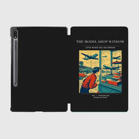 Thumbnail for VINTAGE G4381 - The Model Shop Window - Designed iPad & Samsung Tablet Cases design on black samsung