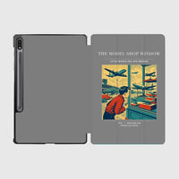 Thumbnail for VINTAGE G4381 - The Model Shop Window - Designed iPad & Samsung Tablet Cases design on gray samsung
