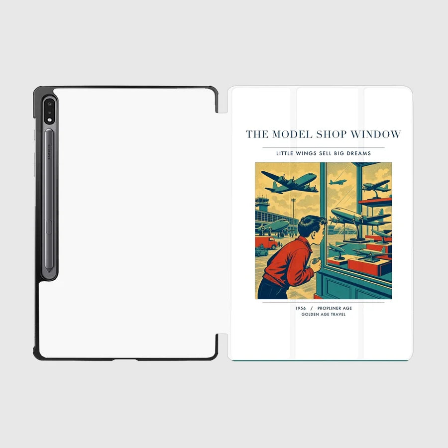 VINTAGE G4381 - The Model Shop Window - Designed iPad & Samsung Tablet Cases design on white samsung