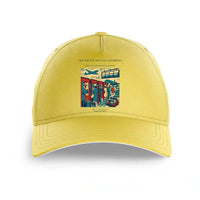 Thumbnail for VINTAGE G4382 - The Phone Booth Goodbyes - Printed Hat design on yellow