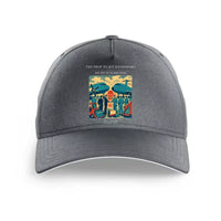 Thumbnail for VINTAGE G4385 - The Prop To Jet Handshake - Printed Hat design on gray