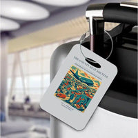 Thumbnail for VINTAGE G4388 - The County Seat Shuttle - Acrylic Luggage Tags design on lightgray