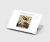 Thumbnail for VINTAGE G4389 - The Threshing Day Flyover - Designed MacBook Cases design on white