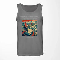 Thumbnail for VINTAGE G4390 - The Fence Post Navigation - Designed Tank Tops design on gray