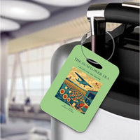 Thumbnail for VINTAGE G4391 - The Sunflower Sea - Acrylic Luggage Tags design on lightgreen