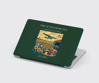 Thumbnail for VINTAGE G4391 - The Sunflower Sea - Designed MacBook Cases design on darkgreen