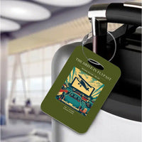 Thumbnail for VINTAGE G4397 - The Drive-In Flypast - Acrylic Luggage Tags design on greenarmy