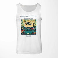 Thumbnail for VINTAGE G4397 - The Drive-In Flypast - Designed Tank Tops design on white