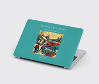 Thumbnail for VINTAGE G4398 - The Maple Run Landing - Designed MacBook Cases design on turquoise