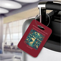 Thumbnail for VINTAGE G4401 - The Mangrove Channel Idle - Acrylic Luggage Tags design on darkred