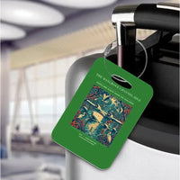 Thumbnail for VINTAGE G4401 - The Mangrove Channel Idle - Acrylic Luggage Tags design on green