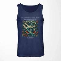 Thumbnail for VINTAGE G4403 - The Rainforest Canopy River - Designed Tank Tops design on darkblue