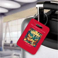 Thumbnail for VINTAGE G4408 - The Hammock Layover - Acrylic Luggage Tags design on red