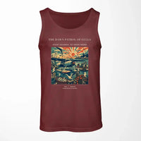 Thumbnail for VINTAGE G4411 - The Dawn Patrol Of Gulls - Designed Tank Tops design on darkred