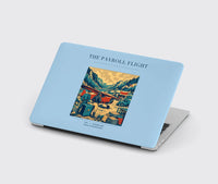 Thumbnail for VINTAGE G4413 - The Payroll Flight - Designed MacBook Cases design on lightblue