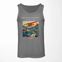 Thumbnail for VINTAGE G4415 - The Gold Assay Run - Designed Tank Tops design on gray