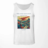 Thumbnail for VINTAGE G4415 - The Gold Assay Run - Designed Tank Tops design on white