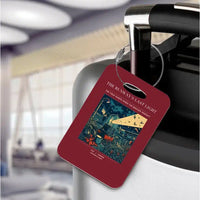 Thumbnail for VINTAGE G4425 - The Runway's Last Light - Acrylic Luggage Tags design on darkred