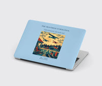 Thumbnail for VINTAGE G4431 - The Moonrise Formation - Designed MacBook Cases design on lightblue
