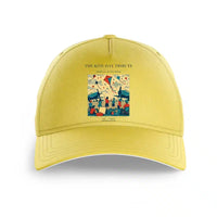 Thumbnail for VINTAGE G4434 - The Kite Day Tribute - Printed Hat design on yellow
