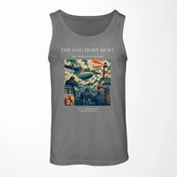 Thumbnail for VINTAGE G4437 - The Fog Horn Duet - Designed Tank Tops design on gray