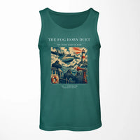 Thumbnail for VINTAGE G4437 - The Fog Horn Duet - Designed Tank Tops design on green