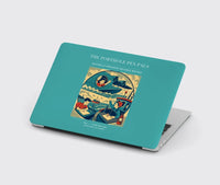 Thumbnail for VINTAGE G4439 - The Porthole Pen Pals - Designed MacBook Cases design on turquoise