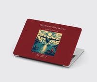 Thumbnail for VINTAGE G4441 - The Moonpath Takeoff - Designed MacBook Cases design on darkred