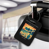 Thumbnail for VINTAGE G4443 - The Turtle Beach Patrol - Acrylic Luggage Tags design on black