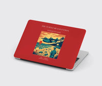 Thumbnail for VINTAGE G4443 - The Turtle Beach Patrol - Designed MacBook Cases design on red