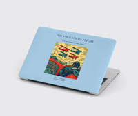 Thumbnail for VINTAGE G4444 - The Four Fours Flight - Designed MacBook Cases design on lightblue