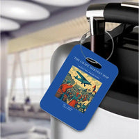 Thumbnail for VINTAGE G4445 - The Grape Harvest Hop - Acrylic Luggage Tags design on blue