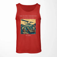 Thumbnail for VINTAGE G4446 - The Oyster Farm Rounds - Designed Tank Tops design on red