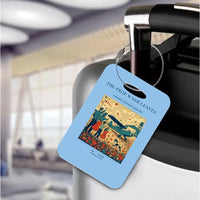 Thumbnail for VINTAGE G4450 - The Prop Wash Leaves - Acrylic Luggage Tags design on lightblue