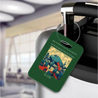 Thumbnail for VINTAGE G4453 - The Veteran's Last Walkaround - Acrylic Luggage Tags design on darkgreen