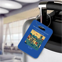 Thumbnail for VINTAGE G4456 - The Airfield Cat's Rounds - Acrylic Luggage Tags design on blue