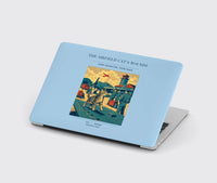Thumbnail for VINTAGE G4456 - The Airfield Cat's Rounds - Designed MacBook Cases design on lightblue