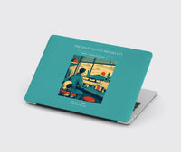 Thumbnail for VINTAGE G4457 - The Test Pilot's Breakfast - Designed MacBook Cases design on turquoise