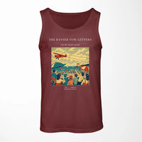 Thumbnail for VINTAGE G4472 - The Banner Tow Letters - Designed Tank Tops design on darkred