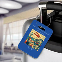 Thumbnail for VINTAGE G4476 - The Seawall Promenade Pass - Acrylic Luggage Tags design on blue