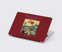 Thumbnail for VINTAGE G4476 - The Seawall Promenade Pass - Designed MacBook Cases design on darkred
