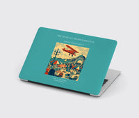 Thumbnail for VINTAGE G4476 - The Seawall Promenade Pass - Designed MacBook Cases design on turquoise