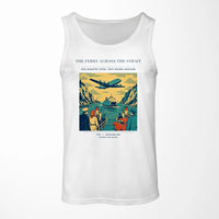 Thumbnail for VINTAGE G4478 - The Ferry Across The Strait - Designed Tank Tops design on white