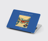 Thumbnail for VINTAGE G4480 - The First Snow Circuit - Designed MacBook Cases design on blue