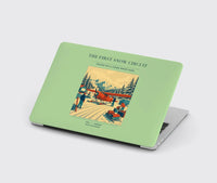 Thumbnail for VINTAGE G4480 - The First Snow Circuit - Designed MacBook Cases design on lightgreen