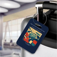 Thumbnail for VINTAGE G4481 - The County Nurse Rounds - Acrylic Luggage Tags design on navyblue