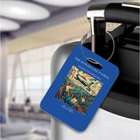 Thumbnail for VINTAGE G4484 - The Power Line Patrol - Acrylic Luggage Tags design on blue