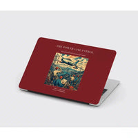 Thumbnail for VINTAGE G4484 - The Power Line Patrol - Designed MacBook Cases design on darkred
